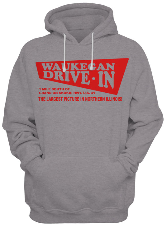 Waukegan Drive-in / Grey - Hoodie