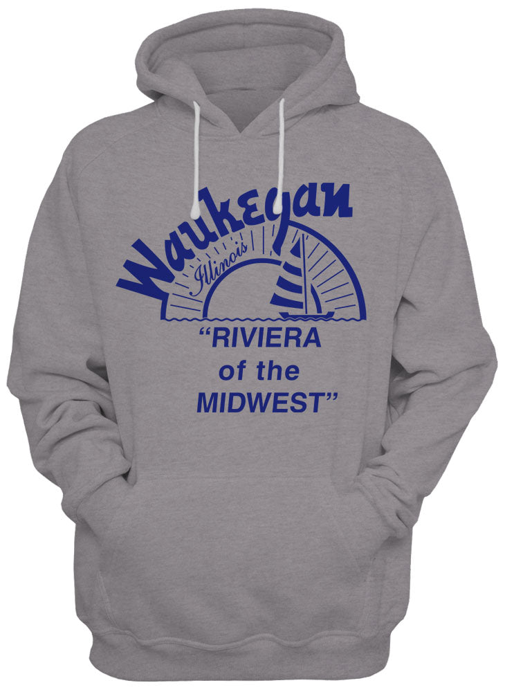 Riviera of The Midwest / Grey - Hoodie