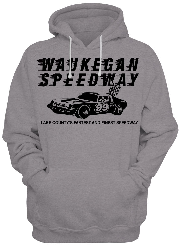 Waukegan Speedway / Grey - Hoodie