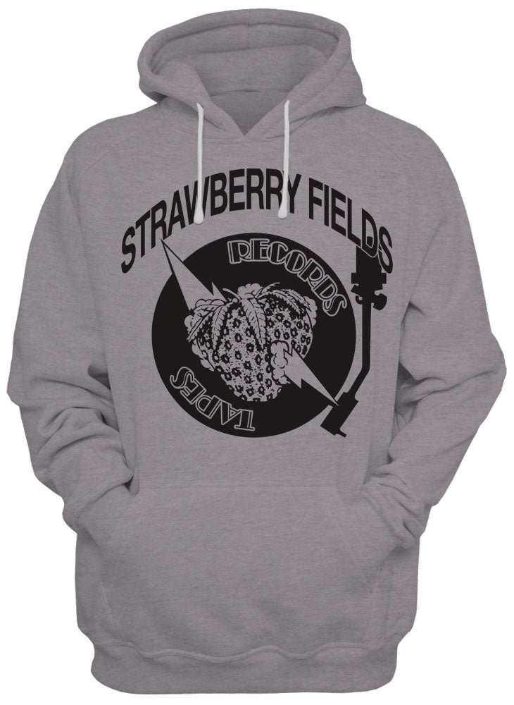 Strawberry Fields / Grey - Hoodie