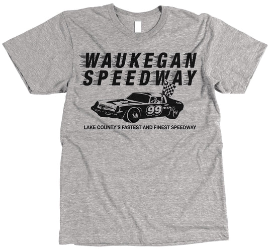 Waukegan Speedway / Grey - Tee